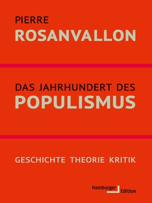 cover image of Das Jahrhundert des Populismus